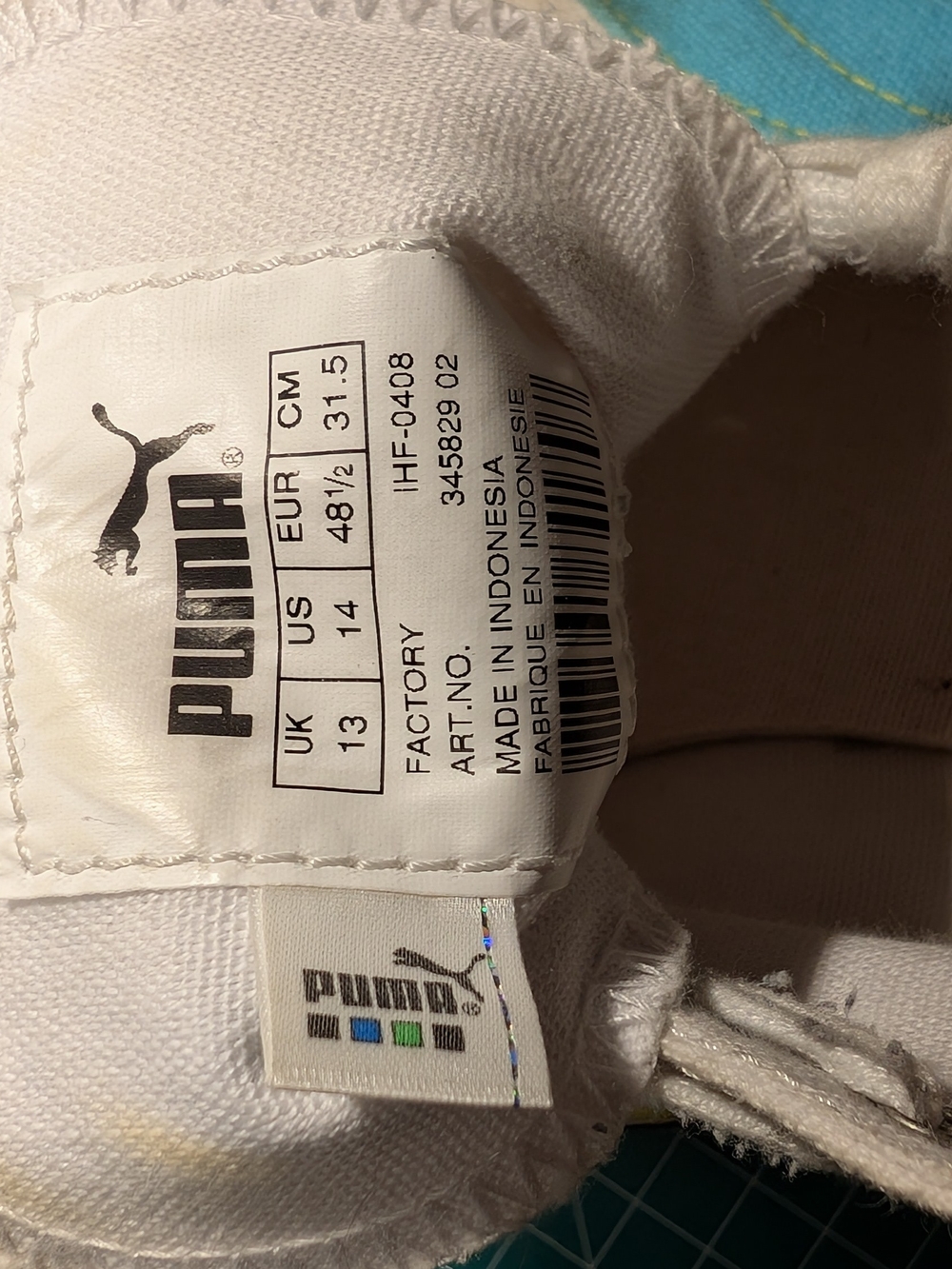Puma Multicolor Color Block Sneakers Men's Size 14 Blue Yellow Green Pink - Picture 10 of 16